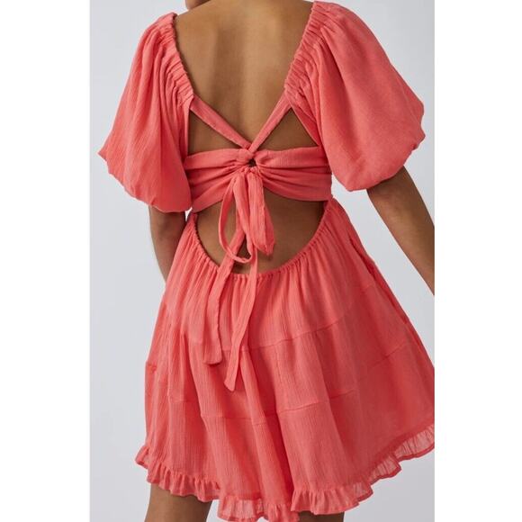 Free People Perfect Day Mini Dress Watermelon Size XS Nwt - Picture 5 of 6
